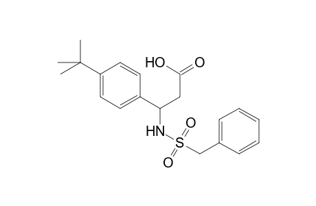 Benzenepropanoic acid, 4-(1,1-dimethylethyl)-.beta.-[[(phenylmethyl)sulfonyl]amino]-