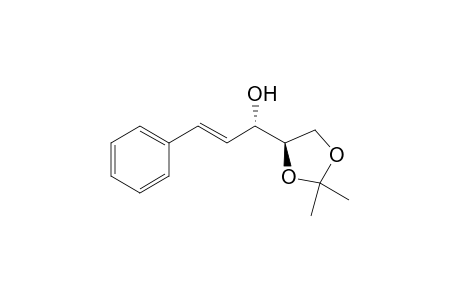 (E,1S)-1-[(4R)-2,2-dimethyl-1,3-dioxolan-4-yl]-3-phenyl-2-propen-1-ol