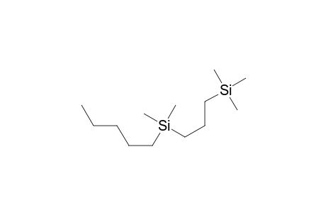 1-Trimethylsilyl-3-(dimethyl-n-pentylsilyl)propane