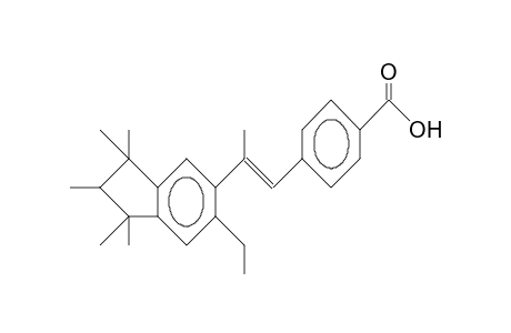 1-(4-Carboxy-phenyl)-trans-2-(1,1,2,3,3-pentamethyl-6-ethyl-indan-5-yl)-propene