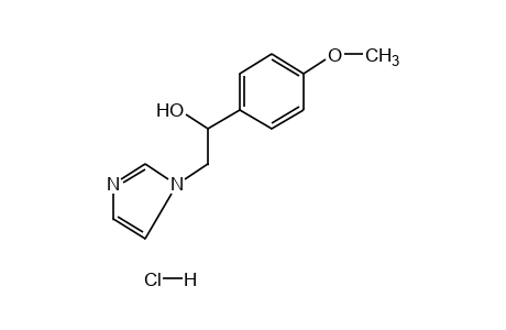 alpha-(p-methoxyphenyl)imidazole-1-ethanol, monohydrochloride