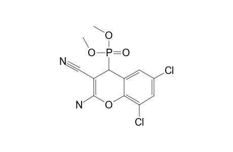 DIMETHYL-2-AMINO-6,8-DICHLORO-3-CYANO-4H-CHROMEN-4-YLPHOSPHONATE