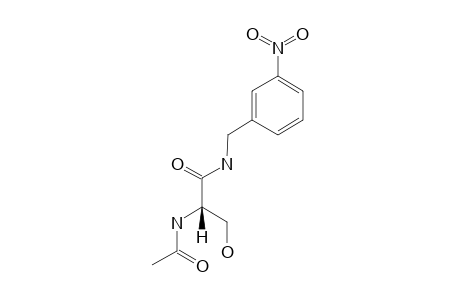 (S)-N-(3-NITROBENZYL)-2-ACETAMIDO-3-HYDROXYPROPIONAMIDE