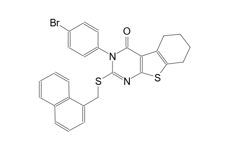 3-(4-bromophenyl)-2-[(1-naphthylmethyl)sulfanyl]-5,6,7,8-tetrahydro[1]benzothieno[2,3-d]pyrimidin-4(3H)-one