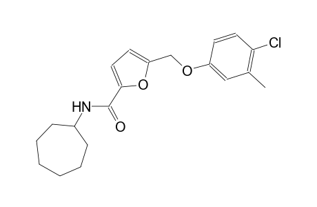5-[(4-chloro-3-methylphenoxy)methyl]-N-cycloheptyl-2-furamide