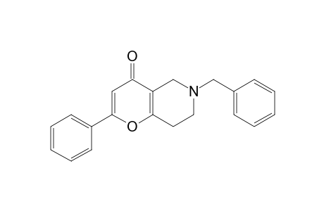 2-Phenyl-6-(phenylmethyl)-7,8-dihydro-5H-pyrano[3,2-c]pyridin-4-one