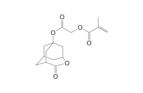 2-(5-oxo-4-oxa-5-homoadamantane-1-yl)oxy-2-oxoethylmethacrylate