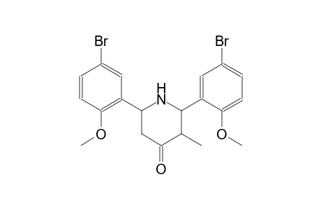 4-piperidinone, 2,6-bis(5-bromo-2-methoxyphenyl)-3-methyl-