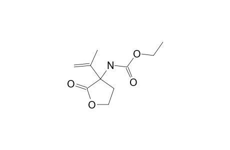 ETHYL-(3-ISOPROPENYL-2-OXOTETRAHYDROFURAN-3-YL)-CARBAMATE