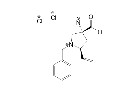 (2R,4R)-4-AMINO-1-BENZYL-4-CAROXY-2-ETHENYL-PYRROLIDINE-DIHYDROCHLORIDE