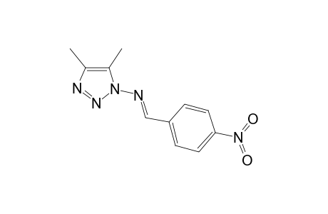 1H-1,2,3-Triazol-1-amine, 4,5-dimethyl-N-[(4-nitrophenyl)methylene]-