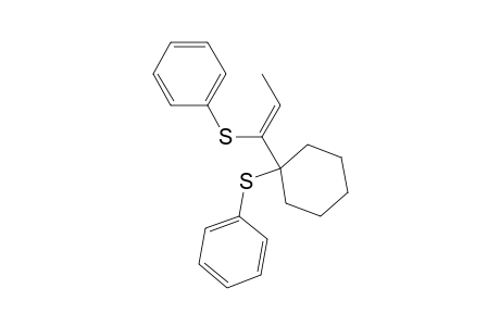 1-Phenylthio-1-(1-phenylthiocyclohexyl)prop-1-ene