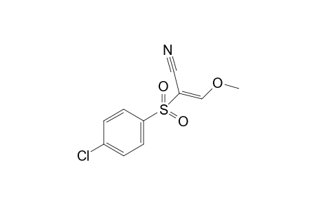 Propennitrile, 2-(4-chlorophenylsulfonyl)-3-methoxy-