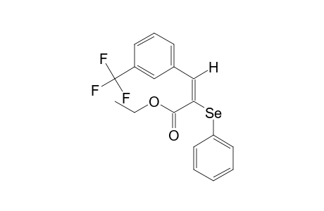 (E)-ETHYL-2-(PHENYLSELENO)-3-[3-(TRIFLUOROMETHYL)-PHENYL]-2-PROPENOATE