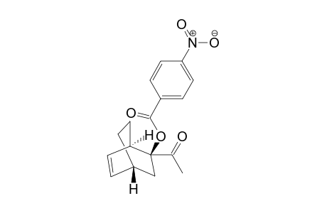 endo-(1R*,2S*,4R*)-2-Acetylbicyclo[2.2.2]oct-5-en-2-yl 4-nitrobenzoate