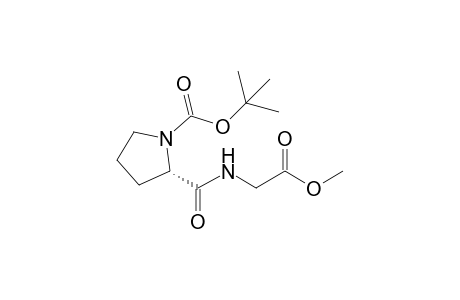 (2S)-2-[(2-keto-2-methoxy-ethyl)carbamoyl]pyrrolidine-1-carboxylic acid tert-butyl ester