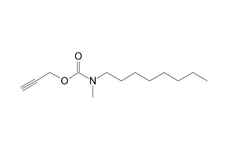 Carbamic acid, N-methyl-N-octyl-, propargyl ester