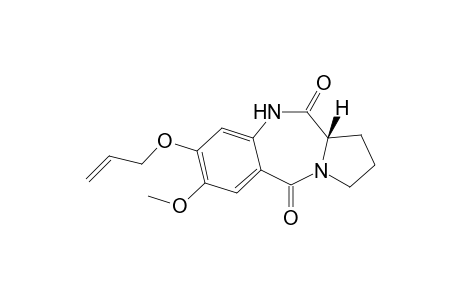 (6aS)-2-methoxy-3-prop-2-enoxy-6a,7,8,9-tetrahydro-5H-pyrrolo[2,1-c][1,4]benzodiazepine-6,11-dione