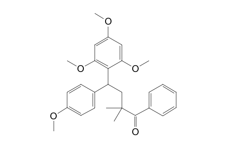 4-(4-Methoxyphenyl)-2,2-dimethyl-1-phenyl-4-(2,4,6-trimethoxyphenyl)butan-1-one