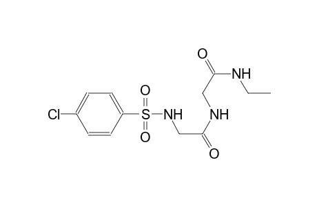 acetamide, 2-[[(4-chlorophenyl)sulfonyl]amino]-N-[2-(ethylamino)-2-oxoethyl]-