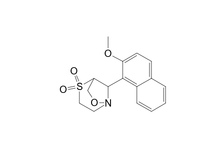 8-(2-Methoxynaphthyl)-1-aza-7-oxa-4-thiabicyclo[3.2.1]octan-4,4-dioxide
