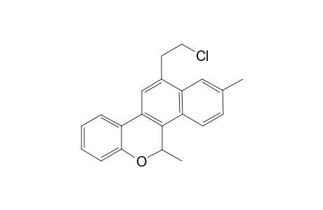 12-(2-Chloroethyl)-2,5-dimethyl-5H-naphtho[1,2-c]chromene