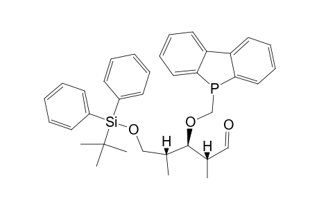 2,3-ANTI-3,4-ANTI-5-(TERT.-BUTYLDIPHENYLSILANYLOXY)-3-(DIBENZOPHOSPHOL-5-YLMETHOXY)-2,4-DIMETHYL-PENTANAL