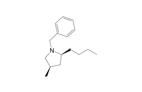 (2S,4R)-1-benzyl-2-butyl-4-methyl-pyrrolidine