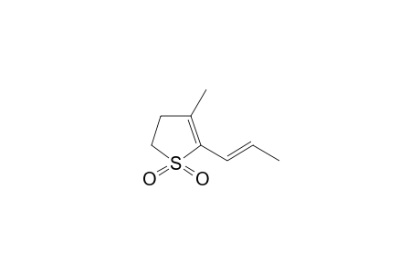 4-Methyl-5-prop-1-enyl-2,3-dihydrothiophene 1,1-dioxide