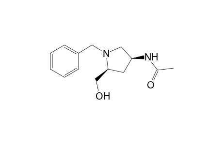 N-[(3S,5S)-1-Benzyl-5-(hydroxymethyl)pyrrolidin-3-yl]ethanamide