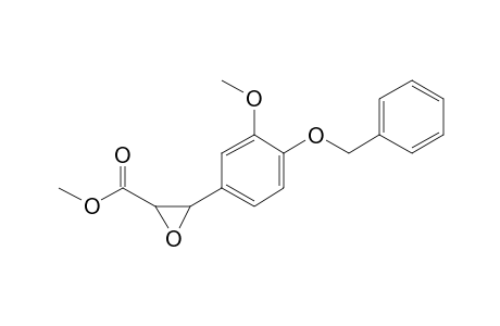 Methyl 3-(4-benzyloxy-3-methoxyphenyl)-2,3-epoxypropionate