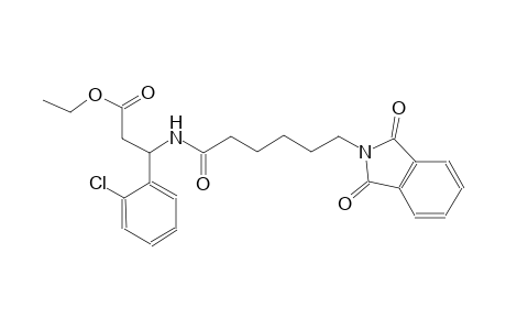 3-(2-Chlorophenyl)-3-(6-phthalimidohexanoylamino)propionic acid ethyl ester