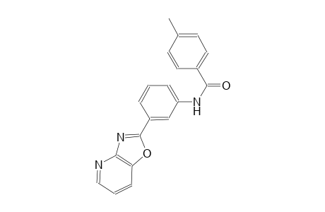 4-methyl-N-(3-[1,3]oxazolo[4,5-b]pyridin-2-ylphenyl)benzamide
