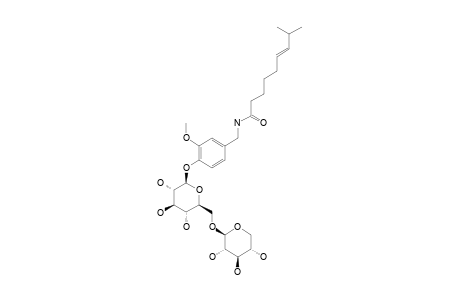 CAPSAICIN-4-O-(6-O-BETA-D-XYLOPYRANOSYL)-BETA-D-GLUCOPYRANOSIDE