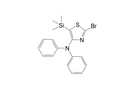 2-Bromo-N,N-diphenyl-5-(trimethylsilyl)-1,3-thiazol-4-amine