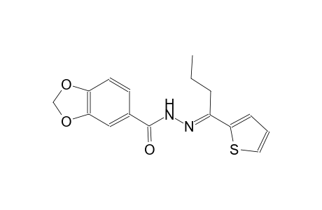 N'-[(E)-1-(2-thienyl)butylidene]-1,3-benzodioxole-5-carbohydrazide