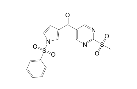 5-( 1'-Phenylsulfonylpyrrol-3'-ylcarbonyl)-2-methylsulfonylpyrimidine