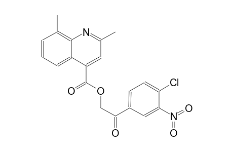 4-quinolinecarboxylic acid, 2,8-dimethyl-, 2-(4-chloro-3-nitrophenyl)-2-oxoethyl ester