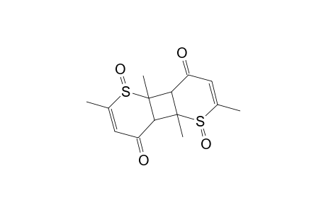 4H-Thiopyran-4-one, 2,6-dimethyl-, 1-oxide, dimer