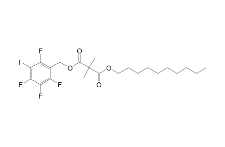 Dimethylmalonic acid, decyl pentafluorobenzyl ester