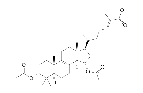 3.beta.,15.alpha.-Diacetoxylanosta-8,24-dien-26-oic Acid