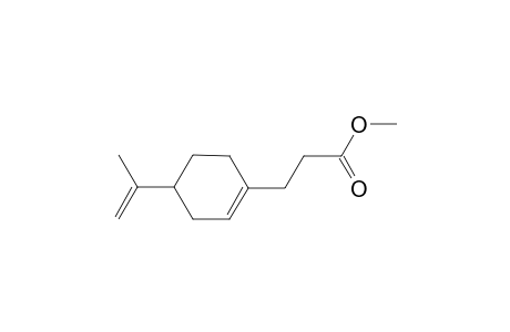 Methyl 3-(4-isopropenylcyclohex-1-enyl)propionate