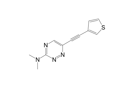 1-(3-Thienyl)-2-(3-N,N-dimethylamino-1,2,4-triazin-6-yl)acetylene