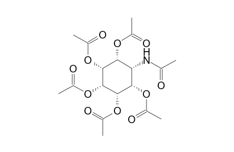 1R-acetamido-2c,3c,4c,5c,6c-pentaacetoxy-cyclohexane