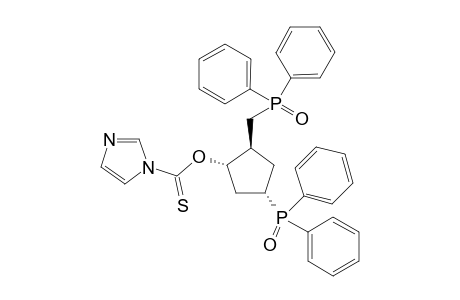 O-[c-4-(Diphenylphoshinoyl)-t-2-[(diphenylphosphinoyl)methyl]-r-cyclopentyl]imidazole-1-carbothioate