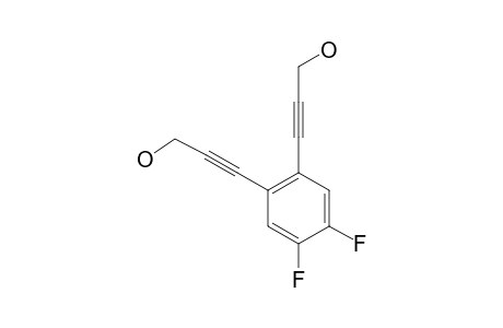 3-[4,5-DIFLUORO-2-(3-HYDROXYPROP-1-YN-1-YL)-PHENYL]-2-YN-1-OL