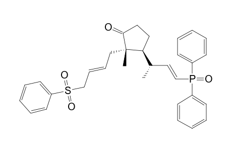 (1'RS,2SR,2'E,2''EZ,3SR)-3-[3'-(DIPHENYLPHOSPHINYL)-1'-METHYL-PROP-2'-ENYL]-2-METHYL-2-[4''-(PHENYLSULFONYL)-BUT-2''-ENYL]-CYClOPENTANONE