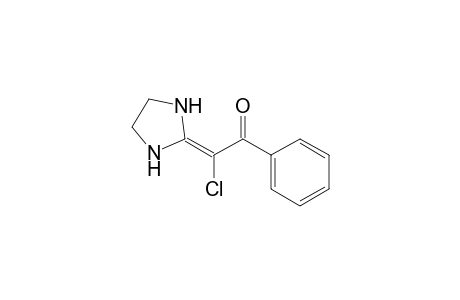 2-chloranyl-2-imidazolidin-2-ylidene-1-phenyl-ethanone