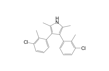 3,4-bis(3-chloranyl-2-methyl-phenyl)-2,5-dimethyl-1H-pyrrole