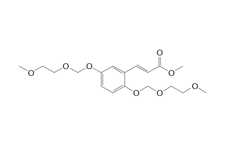 Methyl 3-{2',5'-bis[(2''-methoxyethoxy)methoxy]phenyl}acrylate